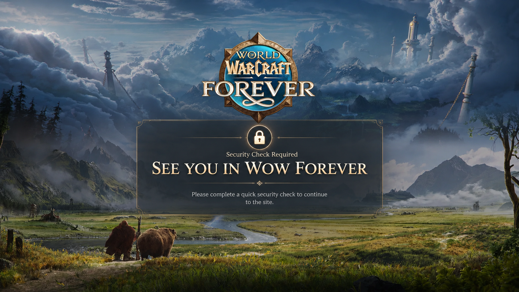 Current website lock graphic
